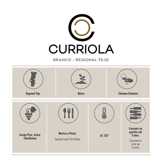 Curriola Branco - Låda med Vitt vin (6 flaskor)