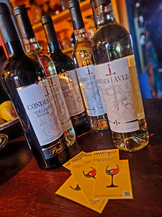 Condestavel mix- Låda med 3 röda viner och 3 vita viner ( 6 flaskor)