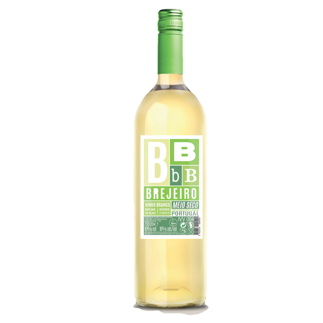 Brejeiro Vinho Branco Meio Seco, Låda med Vitt vin (6 flaskor)