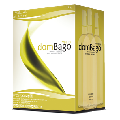 DomBago White Wine, vitt Vin - Bag-in-Box