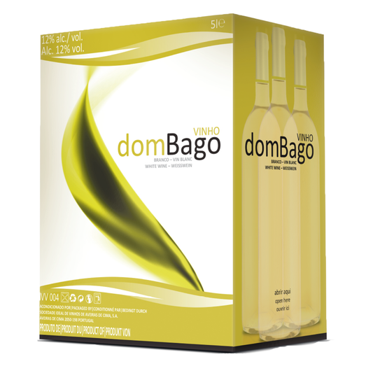 DomBago White Wine, vitt Vin - Bag-in-Box