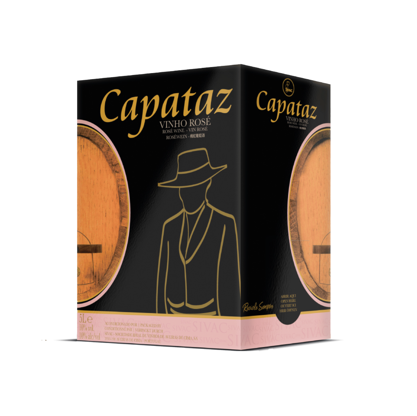 Capataz Vinho Rose, Rosévin - Bag-in-Box