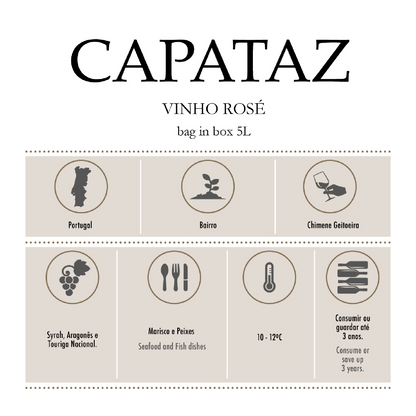 Capataz Vinho Rose, Rosévin - Bag-in-Box